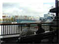 vue sur la City, Londres, bord de la Tamise, 10/2008  (123051 octets)
